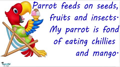 My Favourite Pet - Parrot || Favourite Bird || Pet Animal || Essay writing || LearnVid Dr. Dipti