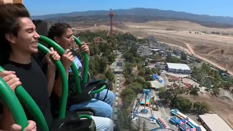 Could you handle this INSANE Drop tower ride? #shorts