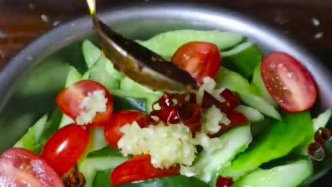 Spicy Refreshed Smashed Cucumber Salad ( Japanese)