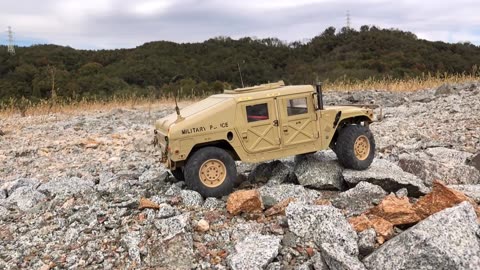 #21 HG P408 HUMMER HUMVEE Off-road Run & Bash Driving 3S Li-Po 4X4 RC Car