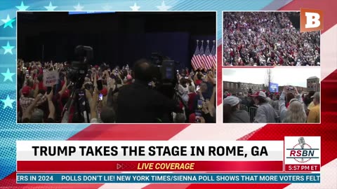 LIVE: Donald Trump Holds Rally in Rome, GA...