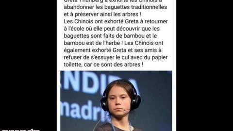 GRETA THUNBERG, MAUVAIS SCÉNARIO, MAUVAISE MISE EN SCÈNE ET MAUVAISE ACTRICE.. VIRÉE, PAS D'OSCAR !