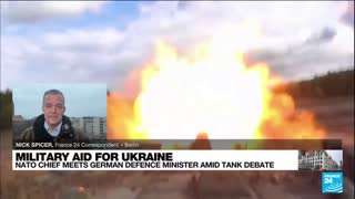 Ukraine says it needs several hundred tanks as Germany stalls