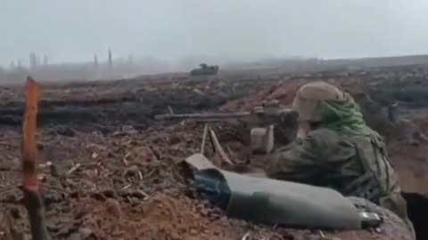 ukrainian attacking russian position
