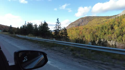 Driving in Newfoundland and Labrador Canada 10 2022