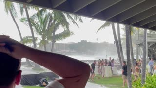 Huge Wave Crashes Wedding in Hawaii