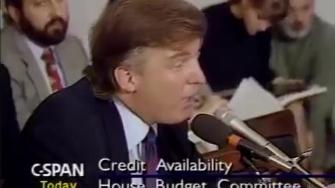 DONALD TRUMP TESTIFIES BEFORE CONGRESS (NOVEMBER 1991)