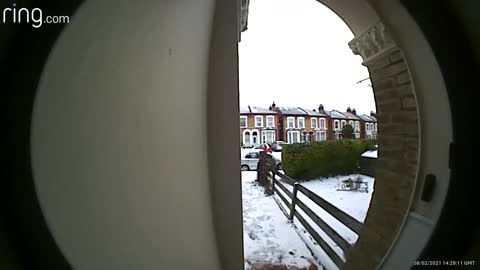 Slips And Falls At His Doorsteps And Gets Caught On The Doorbell Cam