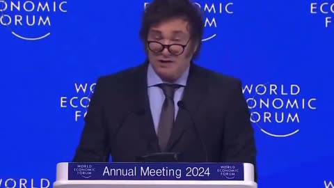 Javier Milei DESTROYS socialism right to the globalists' faces at WEF