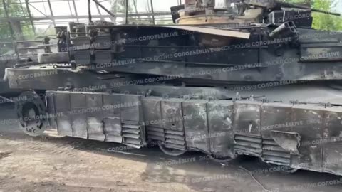 Tank being towed