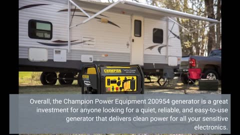Buyer reviews : Champion Power Equipment 200954 4250-Watt RV Ready Open Frame Inverter