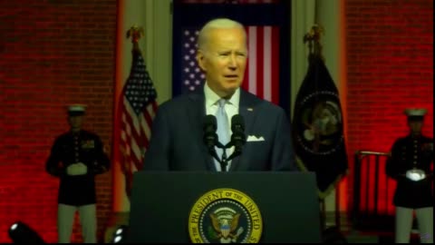 Darth Brandon Giving his Anti MAGA Speech at Independence Hall