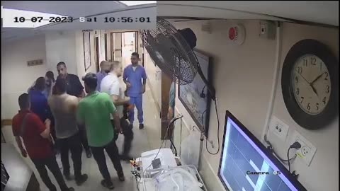 NEW VIDEO: Hamas Terrorists Bring Hostages from Israel into Gaza’s Al-Shifa Hospital on October 7th