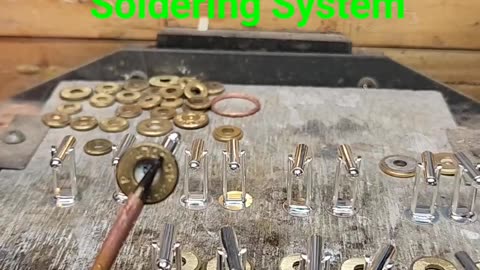 Resistance Soldering 45Colt Cufflinks