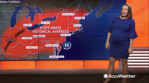 Melissa's weather forecast (10/21/23) BUSTY, BIG BELLY PREGO