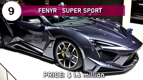 Expensive cars list