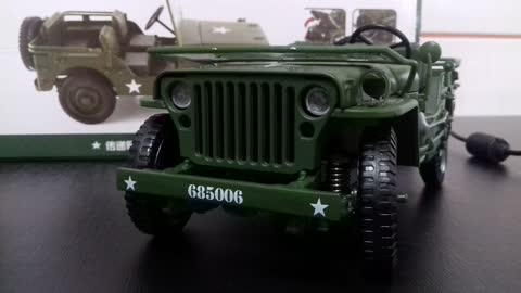 Jipe Militar "GP" Willys Overland/Ford, escala 1:18(Scale).