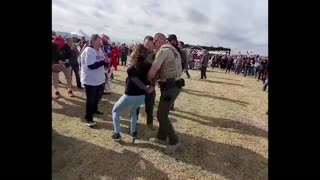 Leftist Protester Arrested after Causing Chaos at Trump Rally in Arizona