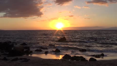 Wailea-Makena, HI — White Rock Beach (Palauea Beach) - Sunset