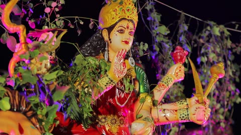 maa durga hindu devi on shoot ghazipur