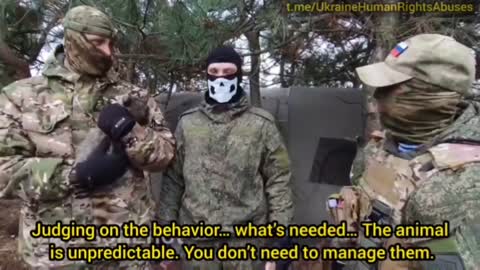 Instructions by a Russian paratrooper on how to handle a raccoon