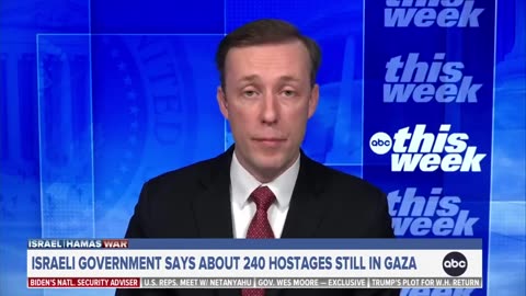 9 Americans Still Missing Since Hamas Attack, National Security Adviser Jake Sullivan Says
