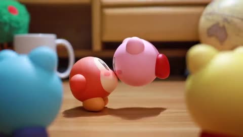 Kirby's Dreamland-Series of Kirby moving in Stop Motion