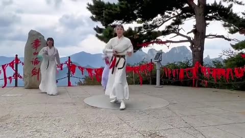 Amazing Natural Landscapes China Mountains Huashan Climb