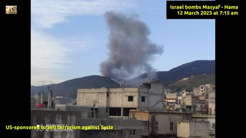 Israel Bombs Masyaf and Safita in Central Syria