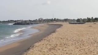 Beautiful beach I found in Ghana