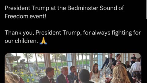 President Trump hosts screening of Sound of Freedom