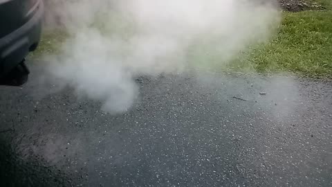 CRV tail pipe smoke