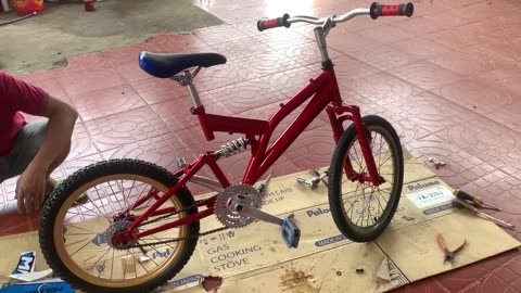 Restoration Rusty Kids Bike - Restoring Children Bicycle full video