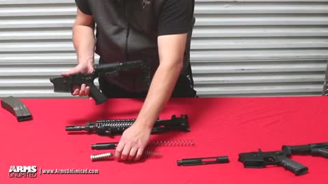 Shooting Rare Folding Colt AR15/M4 SCW Rifle