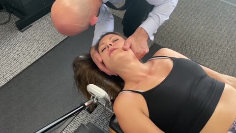 Spine Explosion ~ EPIC NECK CRUNCH ~ Chiropractic Adjustment 47 For Yoga Mom.