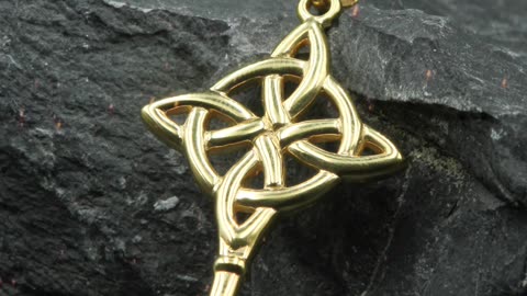 Unlock Spiritual Depths with the Celtic Four Point Knot Pendant