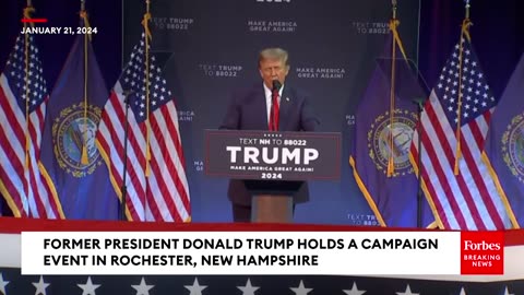 BREAKING NEWS- Donald Trump Holds Campaign Event In New Hampshire After DeSantis Ends Campaign