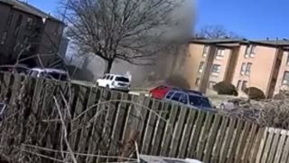 Massive Explosion in Maryland Apartment Caught on Camera