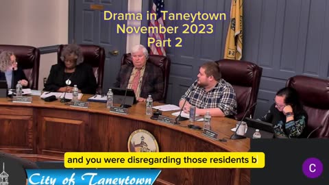 Drama in Taneytown - Part 2 - November 2023