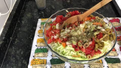 SALADA PARA ACOMPANHAR O SEU CHURRASCO DELICIOSA