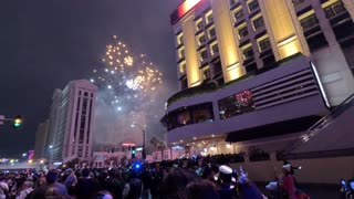 Las Vegas Strip New Year Eve 2023 Fireworks