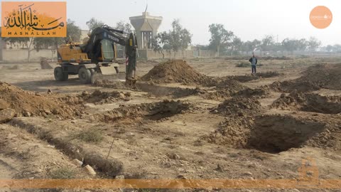 600 SQ Yard Plot Foundation Marking |Excavation For Footing Column | Design Lock Construction