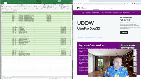 Should You Use the UDOW ETF or just continue using UPRO ? The Dow Jones Constituents and ETFs