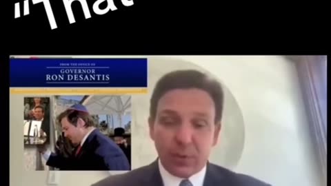 RINO Gov. DeSantis rules by Zionists