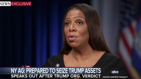 NY AG Letita James Says She'll Seize Donald Trump's Assets