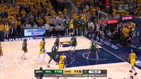 NBA - AARON NESMITH DRILLS THE 3 TO GIVE THE PACERS A 3-POINT LEAD 🔥