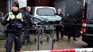 Coffins removed after deadly shooting in Hamburg