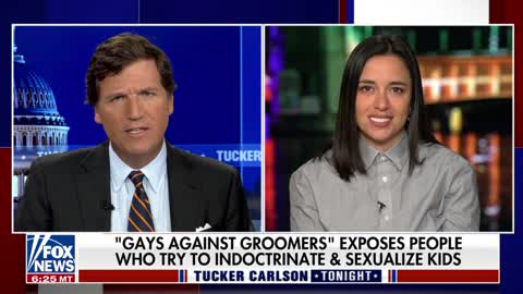 Tucker Carlson speaks with Gays Against Groomers founder Jaimee Michell.