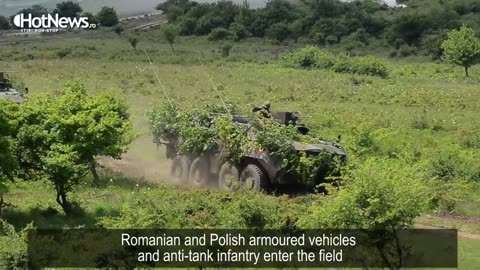 How quickly can NATO forces react Military exercise in Romania with NATO VJTF