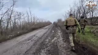 Pro-Russian troops fire towards Ukrainian targets using 'Z tanks'